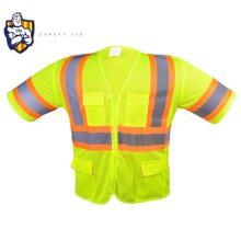 EN20471 HIGH VISIBILITY yellow pink orange blue SECURITY WORK reflective VEST airport safety vests